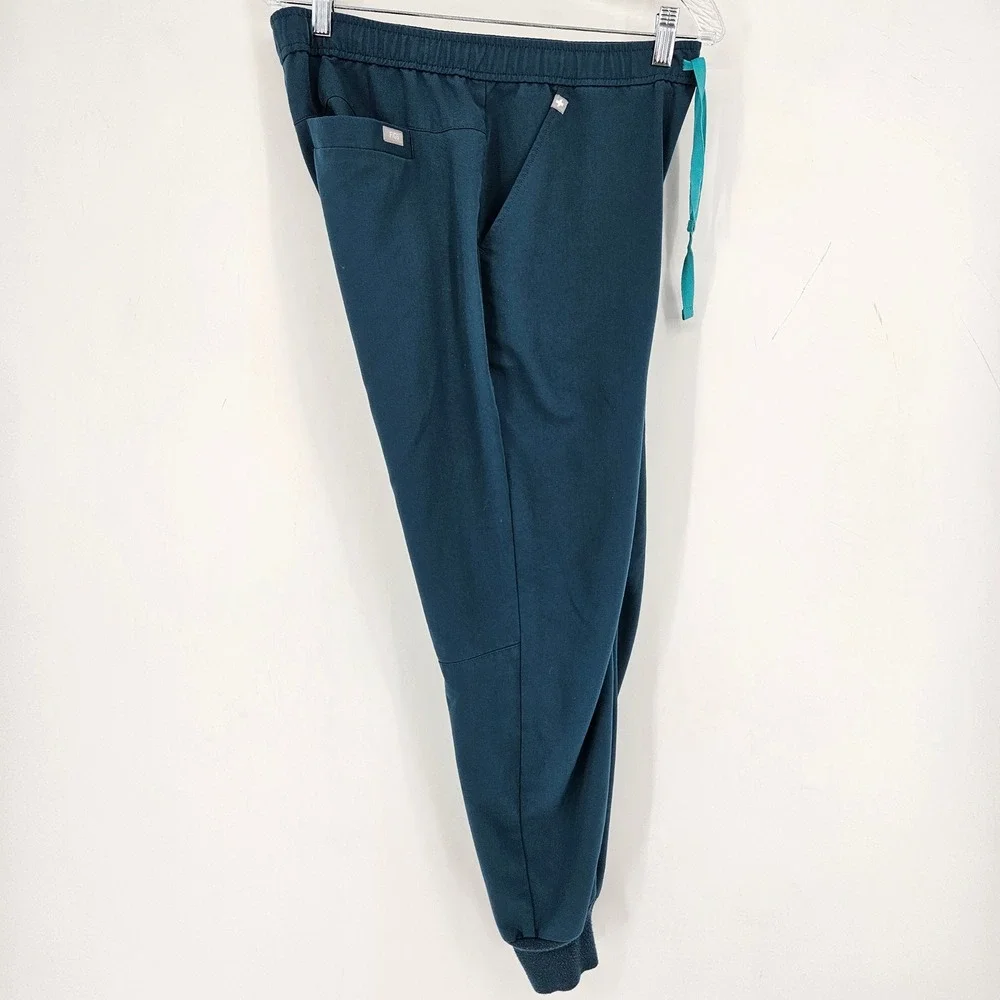 Figs Scrub Pants Mens Small Short Tansen Caribbean Blue Jogger Nurses Uniforms